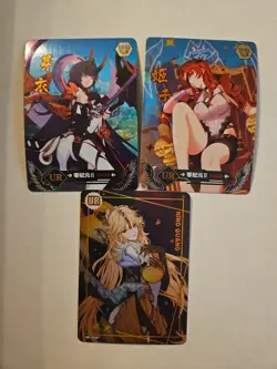 Custom Listing Holo Foil Card Ultra Rare Goddess Story CCG NM - Image 1