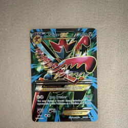 Pokemon M Scizor EX Ultra Rare Mega Holo 77/122 Breakpoint Card - Image 1