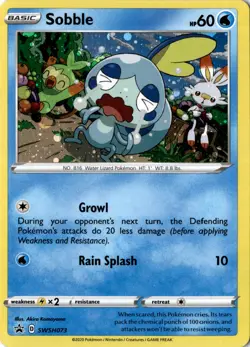 Sobble Promo SWSH: Sword & Shield Promo Cards SWSH073 NM - Image 1