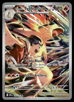 Pokemon Cards Ethan's Typhlosion 190/182 Destined Rivals Illustration Rare - Image 1