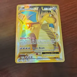 Pokemon Dragonite EX 180 HP Full Art Ultra Rare Holo 106/108 Evolutions TCG Card - Image 1