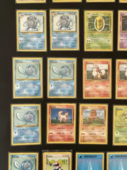 Vintage Pokemon Base Set Lot 46 Cards 1999 WotC - Commons & Uncommons TCG Game - Image 5