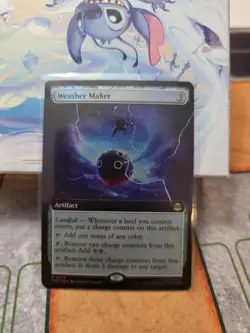 Weather Maker (Extended Art Foil) Rare MTG Ninja Turtles - Image 1