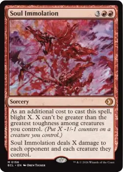 MtG Soul Immolation M 0156 Lorwyn Eclipsed Regular Mythic - Image 1