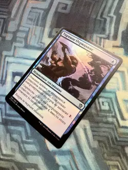 MTG Foil Russian Stubborn Denial EX/LP- Khans of Tarkir - Image 1