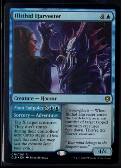Illithid Harvester 076/361 Rare Foil Baldur's Gate Magic The Gathering NM - Image 1