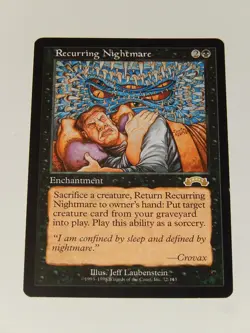 Magic The Gathering MTG Recurring Nightmare Exodus NEAR MINT RARE VINTAGE - Image 1