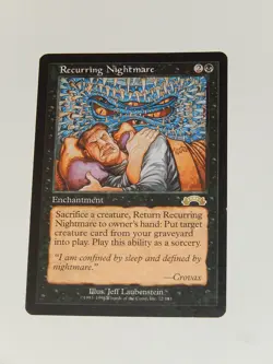 Magic The Gathering MTG Recurring Nightmare Exodus NEAR MINT RARE VINTAGE - Image 2