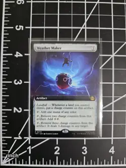 Weather Maker TMT 0279 Extended Art MTG Ninja Turtles NM/M - Image 1