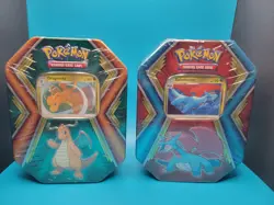 Pokemon TCG Dragonite & Salamence 3 Pack Tin Set 2019 | Factory Sealed - Image 1