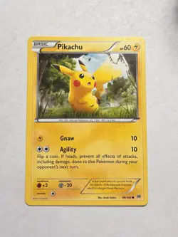 Pokemon TCG Pikachu BREAKthrough 48/162 Regular Common LP - Image 1