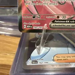 Pokemon Mew EX TCG 193/165 Scarlet & Violet 151 Holo LP - Image 3