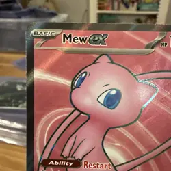 Pokemon Mew EX TCG 193/165 Scarlet & Violet 151 Holo LP - Image 4