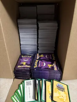 Pokemon TCG Bulk 1000+ Old And New Sets, Codes, Jumbo, And Halloween Packs - Image 1