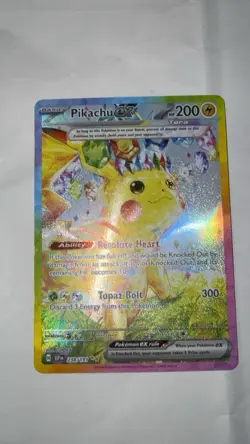 Pikachu EX SIR 238/191 Surging Sparks Near Mint Condition Pokemon Tcg - Image 1