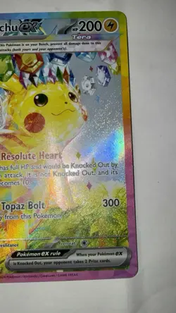 Pikachu EX SIR 238/191 Surging Sparks Near Mint Condition Pokemon Tcg - Image 3