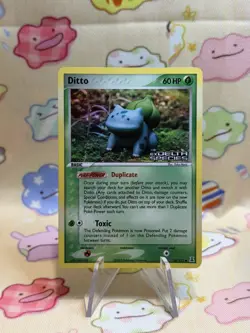 Ditto (Bulbasaur) 36/113 Pokemon Delta Species Stamped Reverse Holo NM - Image 1