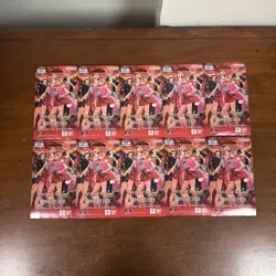 One Piece Heroines Edition EB-03 Sleeved Booster Pack Lot Of 10 In Hand QTY - Image 1