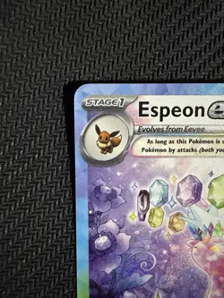 Pokemon TCG Espeon EX Prismatic Evolutions Holo Card 155/131 NM Condition - Image 3