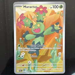Maractus 093/086 Pokemon TCG Black Bolt Illustration Rare Card - English - NM/M - Image 1