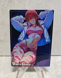 Makima Trading Card Waifu Goddess Story Anime Girl holo Karte Manga Full Art - Image 1