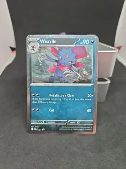 Weavile MEP 021 - Mega Evolution Black Star Promo - Pokemon Card TCG - Image 1