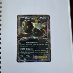 Pokemon Umbreon EX TCG Ultra Rare Holo Card 55/124 Fates Collide - Image 1