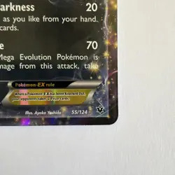 Pokemon Umbreon EX TCG Ultra Rare Holo Card 55/124 Fates Collide - Image 5