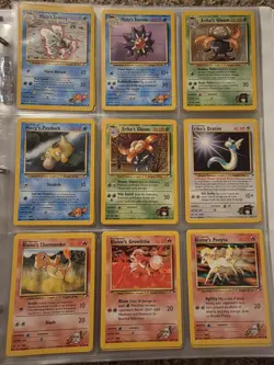 HP (Unlimited) COMPLETE Pokemon GYM HEROES Set 48-Card COMMON Non-Holo + Extras - Image 1