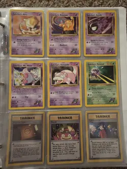 HP (Unlimited) COMPLETE Pokemon GYM HEROES Set 48-Card COMMON Non-Holo + Extras - Image 5