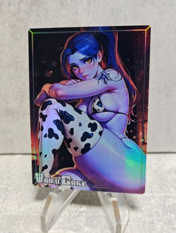 Widowmaker Trading Card Waifu Goddess Story Anime Girl holo Karte Manga Full - Image 2