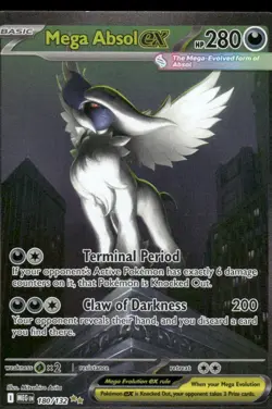 Pokemon Cards Mega Absol ex 180/132 Mega Evolution Special Illustration Rare - Image 1