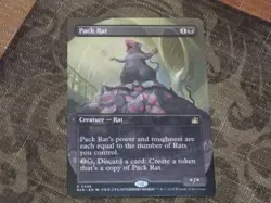 MTG Borderless Pack Rat x1 Rare Ravnica Remastered NM Low S&H - Image 1