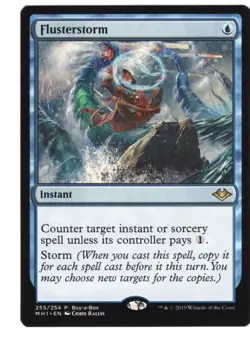 Flusterstorm (255/316) Rare (NM) Modern Horizons Magic The Gathering MTG English - Image 1