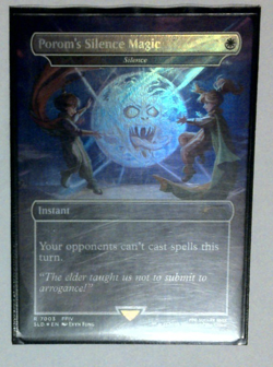 Mtg - Porom's Silence Magic *Foil* - Image 1