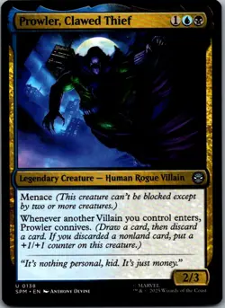 Marvel's Spider-Man #138 Prowler, Clawed Thief - Image 1