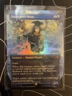 Snapcaster Mage (Borderless) (Chocobo Track Foil) Commander - Image 1