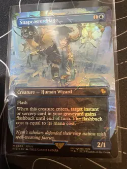Snapcaster Mage (Borderless) (Chocobo Track Foil) Commander - Image 2