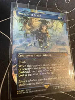 Snapcaster Mage (Borderless) (Chocobo Track Foil) Commander - Image 3