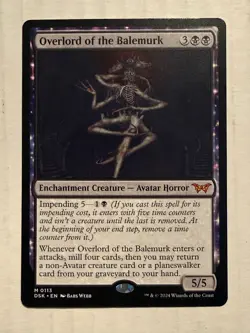 Overlord of the Balemurk NM Duskmourn House of Horrors Magic The Gathering MTG - Image 1