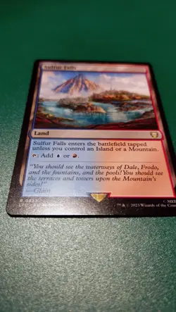 MTG Tales Of Middle Earth Lord Of The Rings Sulfur Falls 333 Magic Commander NM - Image 2