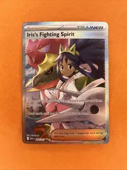 Iris's Fighting Spirit 292/217 SIR Ascended Heroes Pokemon Nm - Image 1