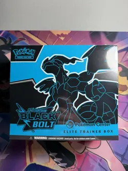 Pokemon TCG S&V Black Bolt POKEMON CENTER EXCLUSIVE Elite Trainer Box ETB NEW - Image 1