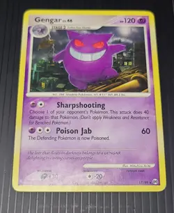 Pokemon Gengar Rare Stage 2 120 HP Arceus 17/99 Regular English 2009 - Image 1