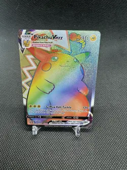 2020 Pokemon Vivid Voltage Pikachu VMAX Rainbow Rare #188/185 Secret Rare - READ - Image 1