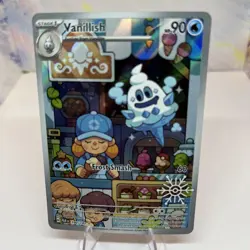 Vanillish 190/182 Pokemon TCG Paradox Rift Illustration Rare English NM - Image 1