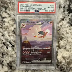 (PSA 8) CHARIZARD - 199 (199/165) Pokemon Scarlet & Violet 151 SIR - (ENGLISH) - Image 1