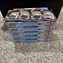 Pokemon TCG Mega Kangaskhan ex Box Sealed New LOT OF 5 NEW + 4 Cottonee Packs - Image 2