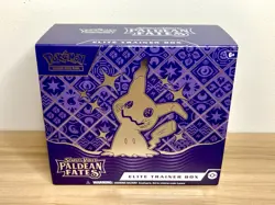 Pokemon Paldean Fates ~ Empty ETB w/ Sleeves, Dividers, Etc. (No Packs Or Promo) - Image 2
