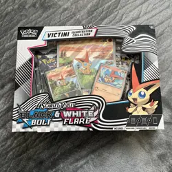Pokemon TCG Victini Illustration Collection Box Black Bolt & White Flare NEW - Image 1